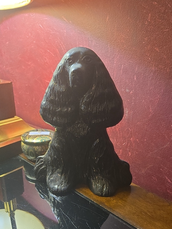 Virginia Metal Crafters Other - Vintage 1949 Cast Brass Cocker Spaniel Doorstop by Dream Boy Va Metal Crafters
